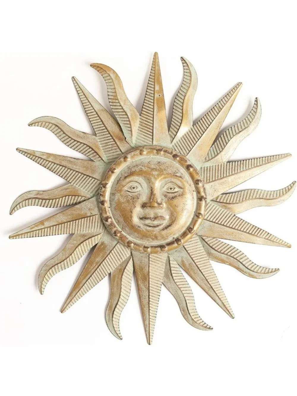 3D Metal Sun Wall Art Sculpture for Indoor/Outdoor Decor | Garden Patio